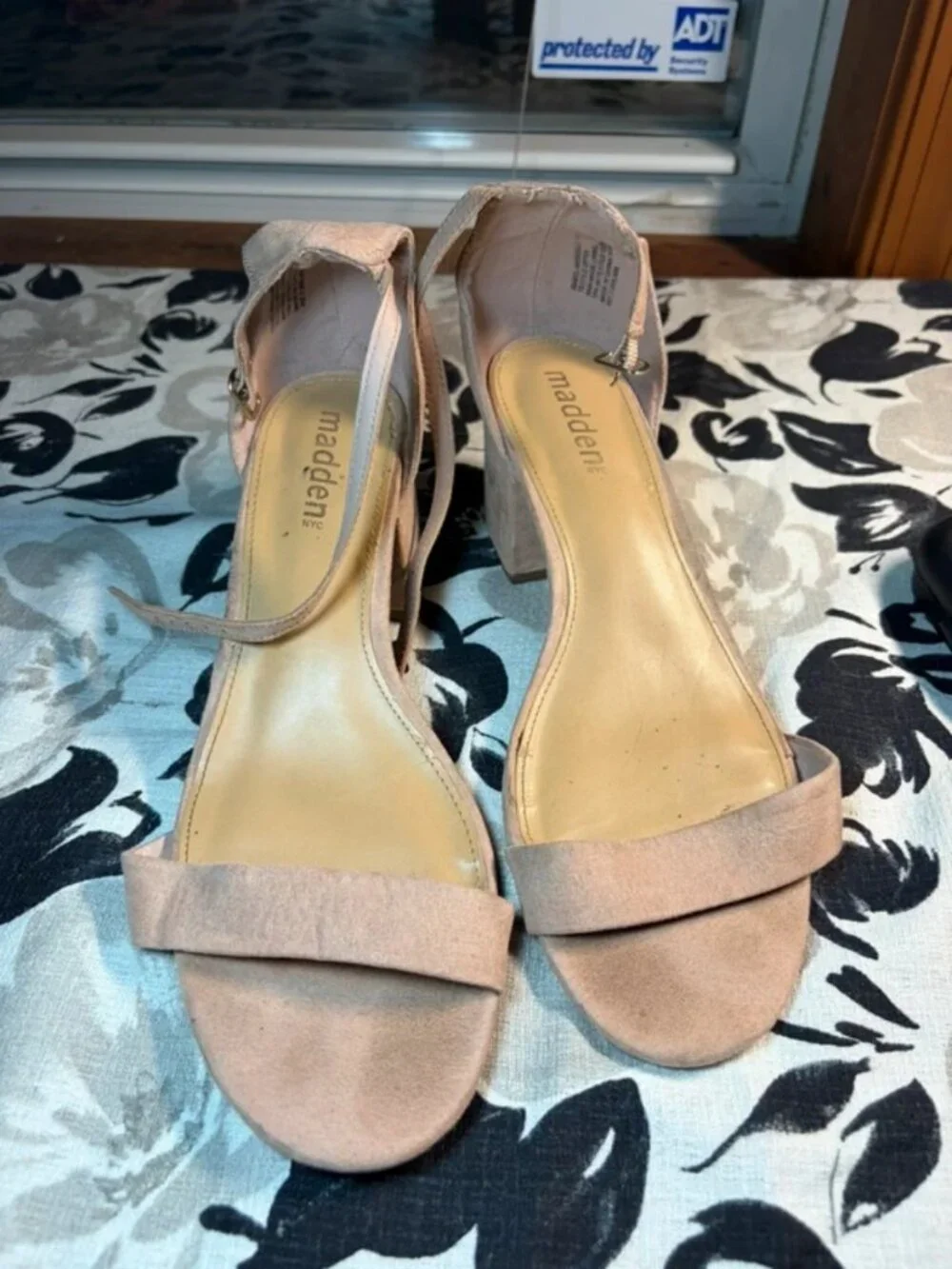 Tan suede Madden Girl heels